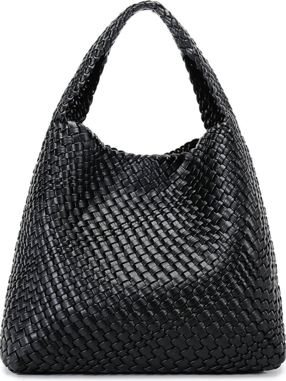 Stylish Woven Tote Bag for Women | Vegan Leather Hobo & Shoulder Bag